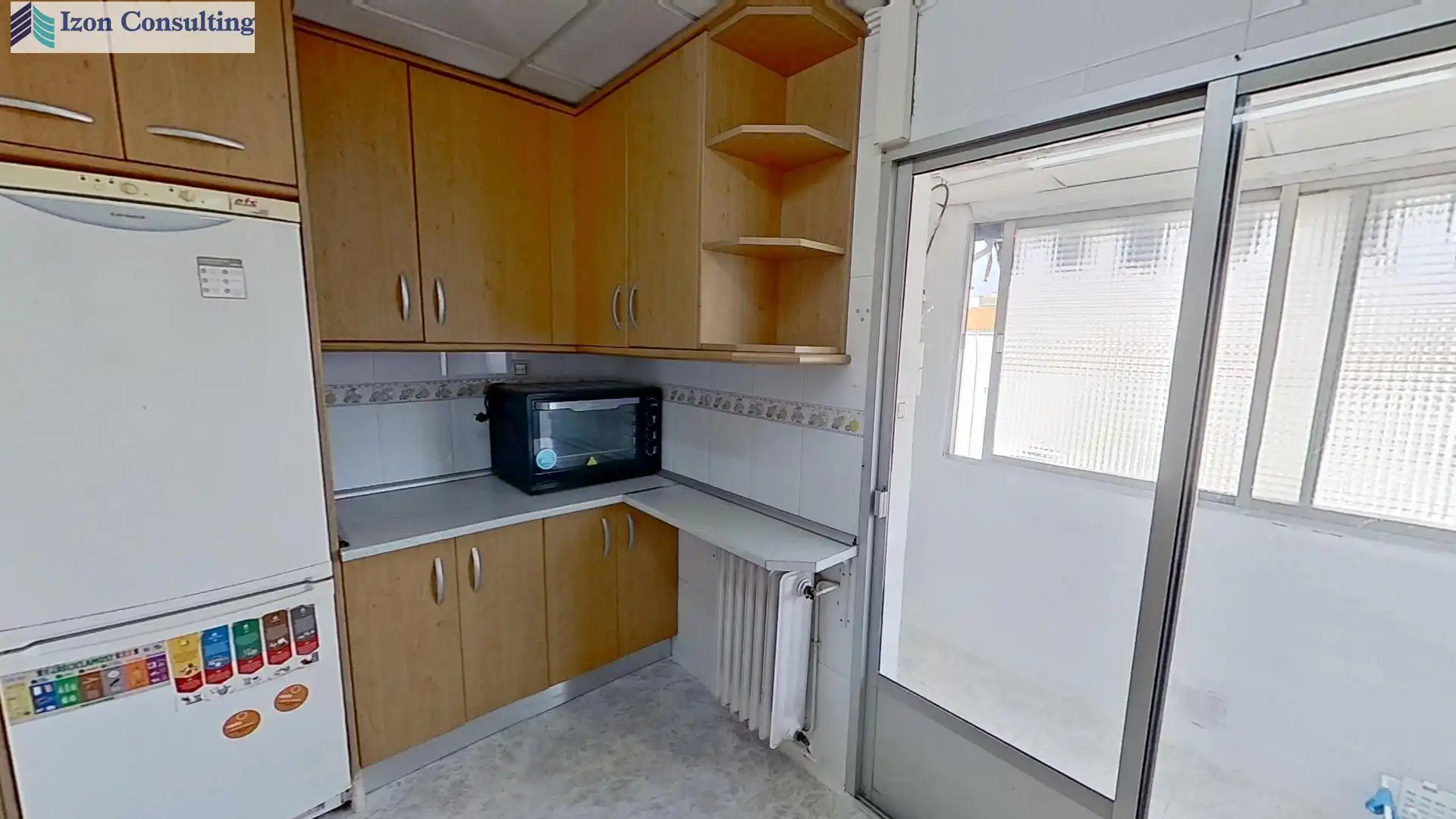 Kitchen of Flat for sale in Albacete  with Air Conditioner, Heating and Storage room
