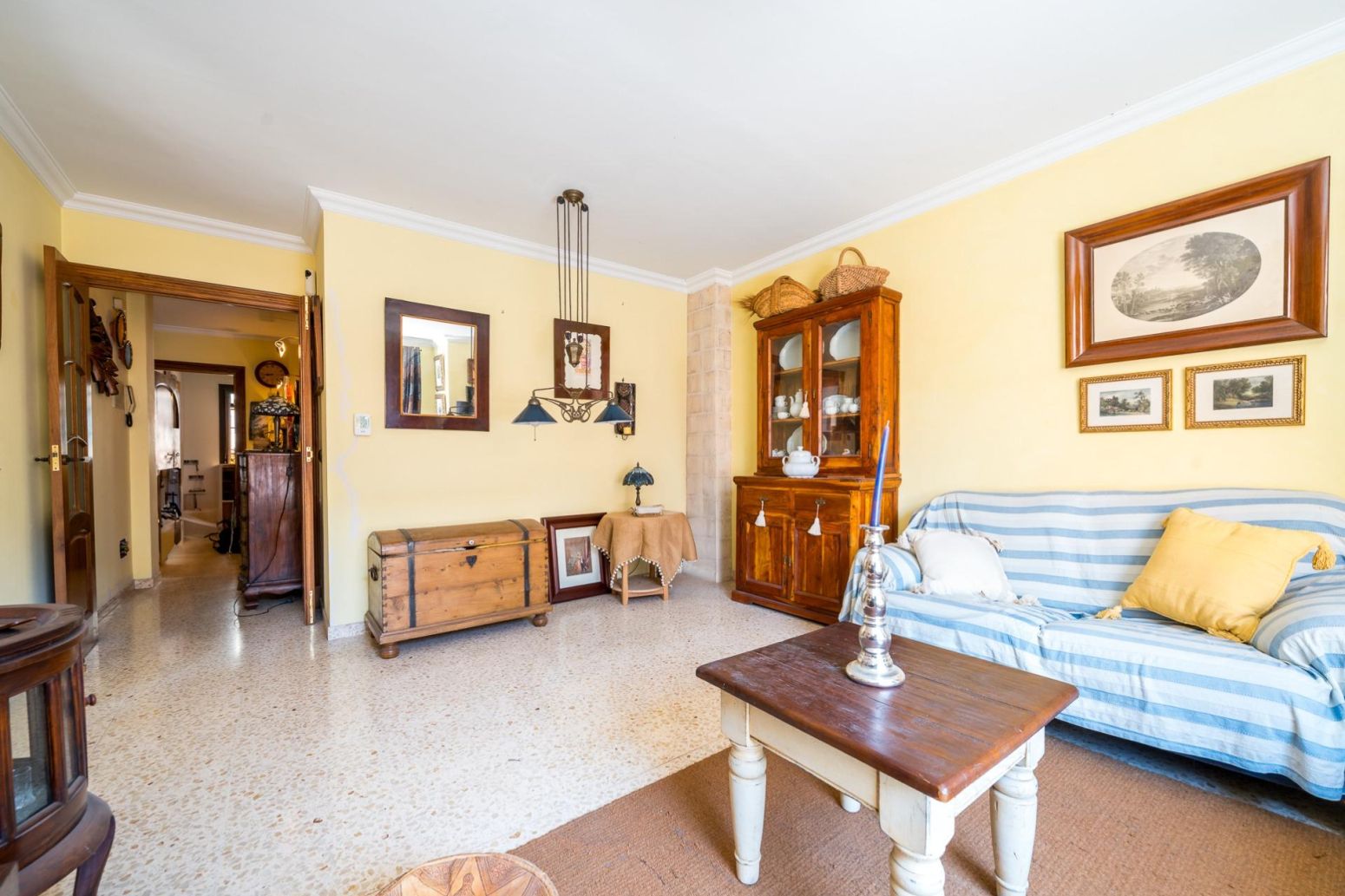 Living room of Flat for sale in  Palma de Mallorca  with Parquet flooring