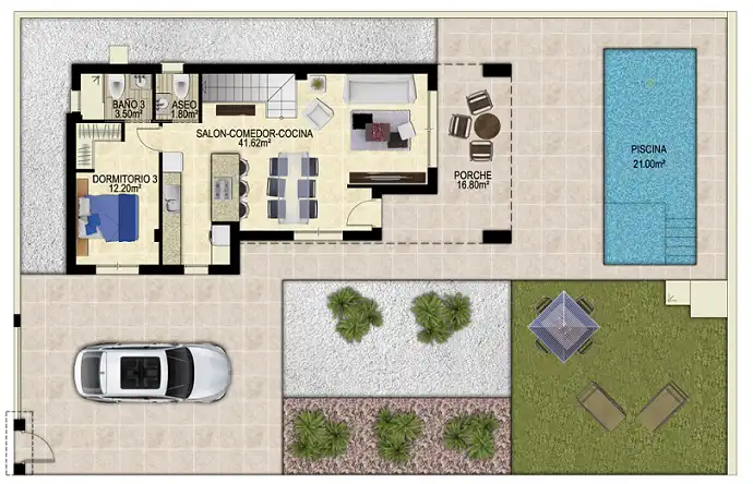 Casa con piscina en venta en La Paz, imagen 42