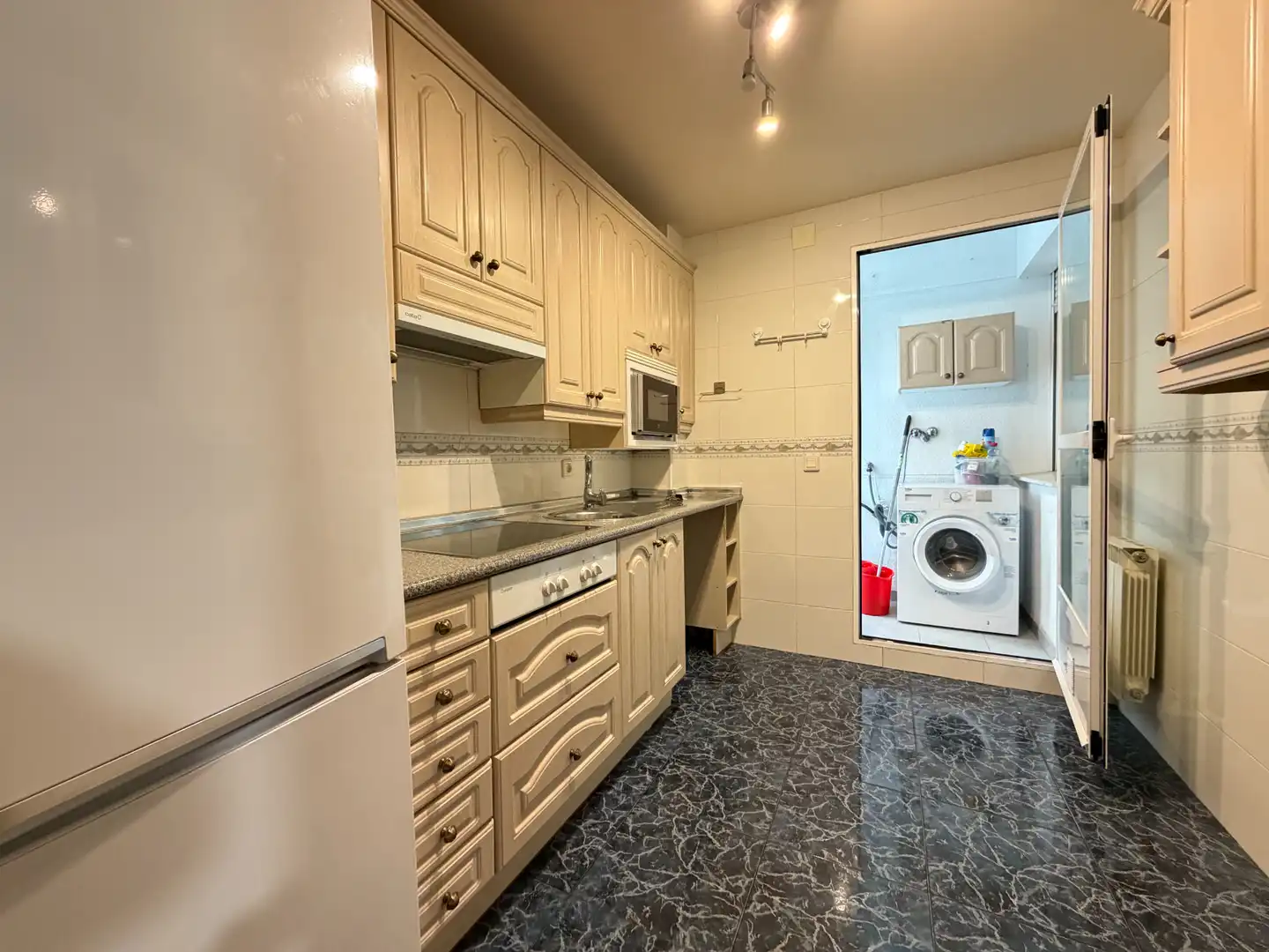 Kitchen of Flat for sale in Plasencia  with Heating and Balcony