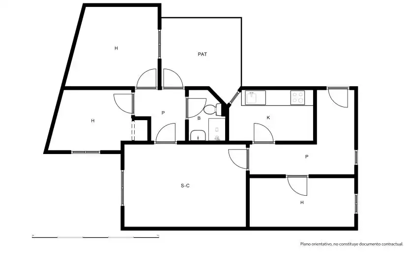 Piso en venta en L'Hospitalet de Llobregat