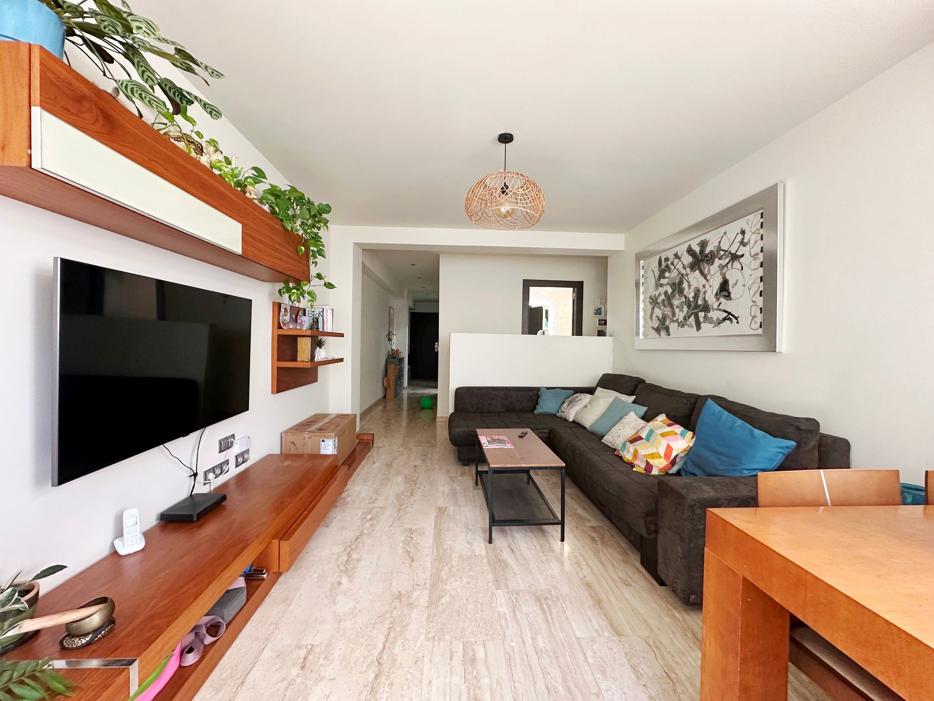 Sala d'estar de Pis en venda en Málaga Capital