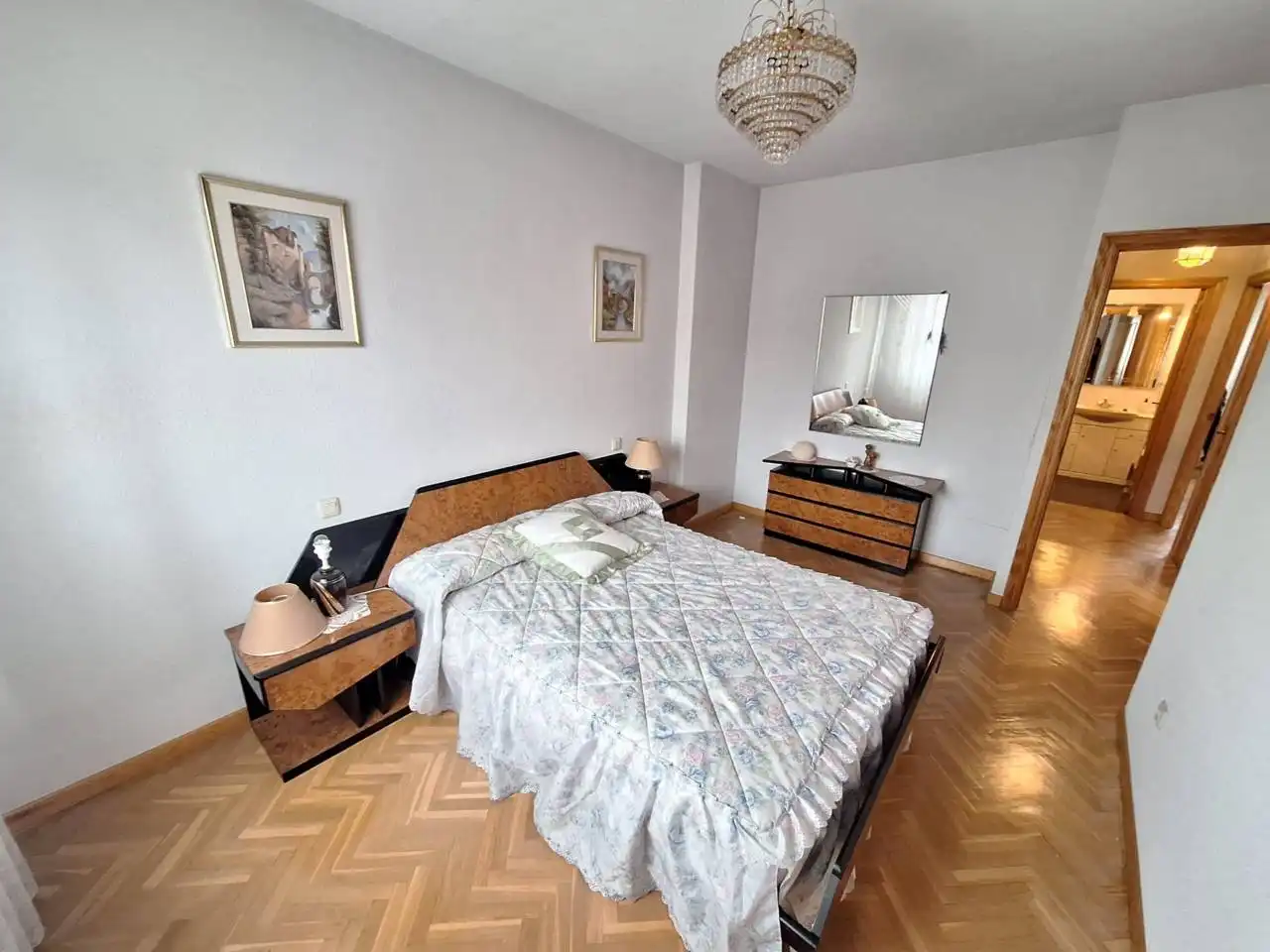 Dormitori de Casa adosada en venda en Fuenlabrada amb Calefacció i Jardí privat
