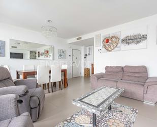 Living room of Apartment to rent in  Madrid Capital  with Air Conditioner, Heating and Terrace