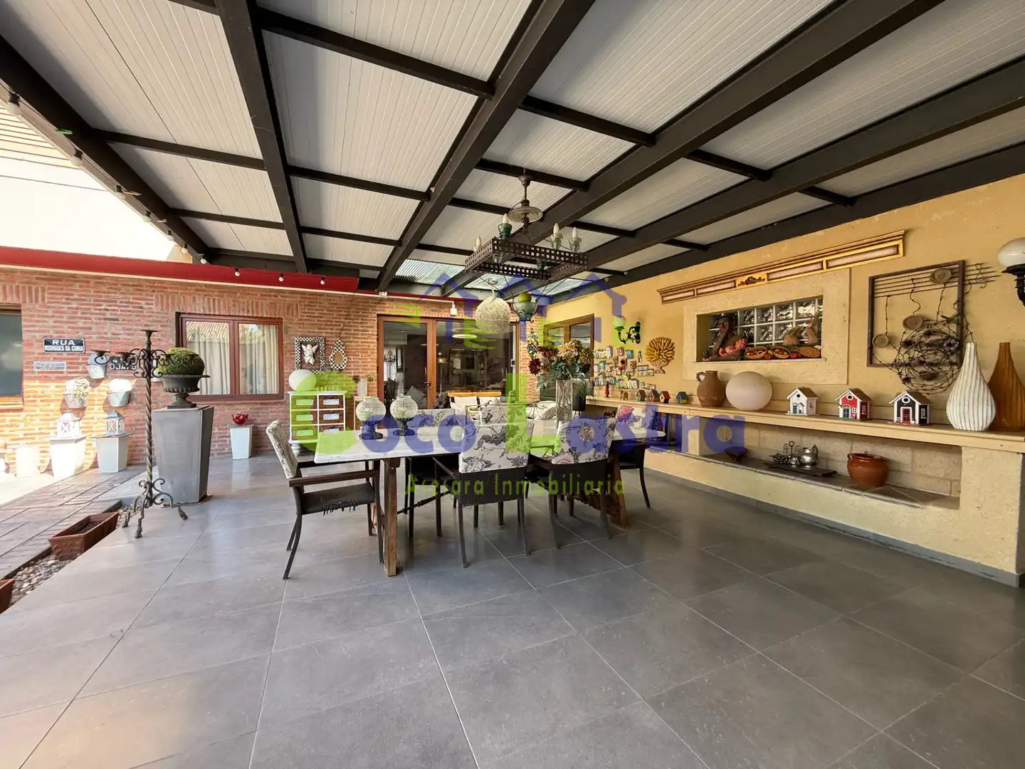 Dining room of Houses for sale in Monterrubio de Armuña  with Air Conditioner, Heating and Private garden