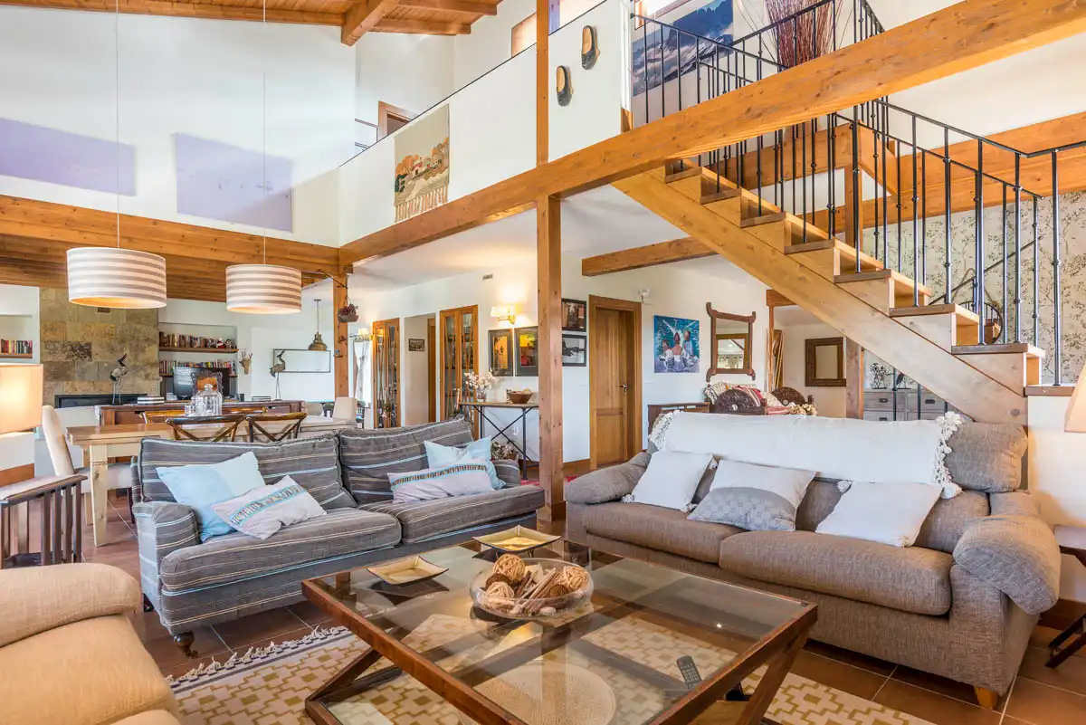 Sala de estar de Casa o chalet en venta en Sacedón con Aire acondicionado, Calefacción y Jardín privado