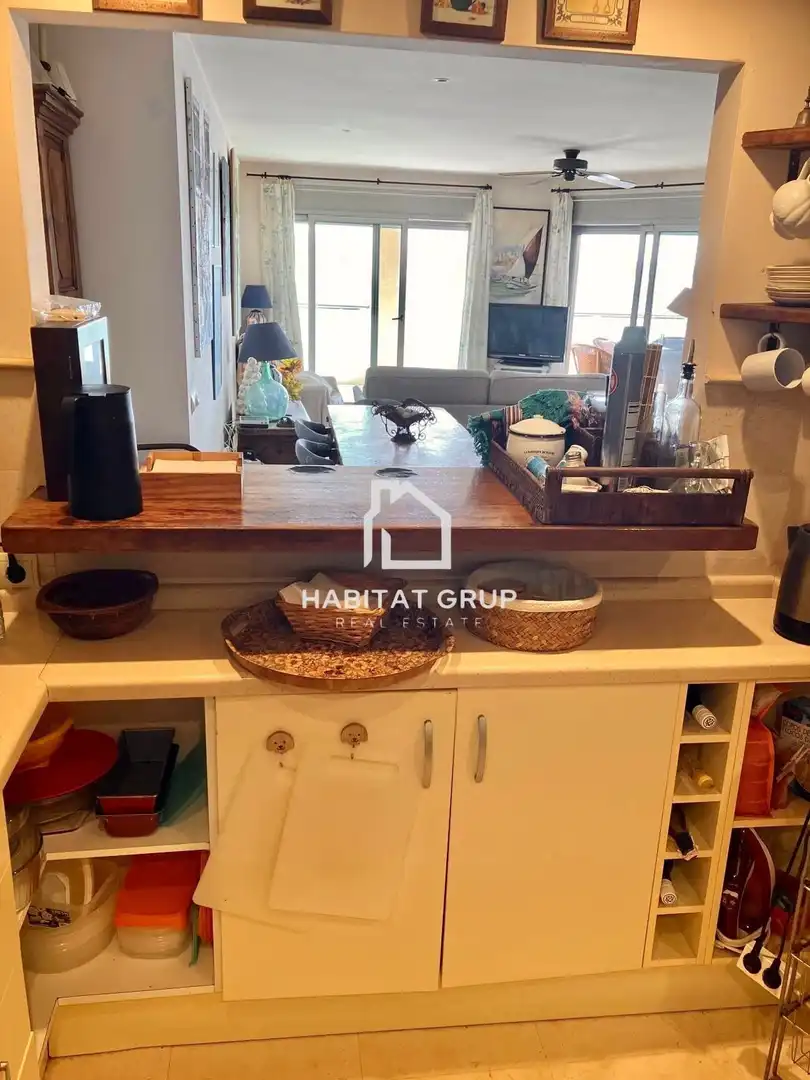 Kitchen of Flat for rent in Sant Antoni de Portmany  with Air Conditioner, Heating and Terrace