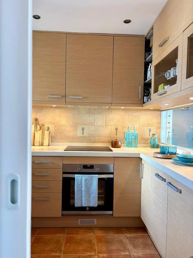 Kitchen of Flat for sale in Castelldefels  with Private garden, Terrace and Storage room