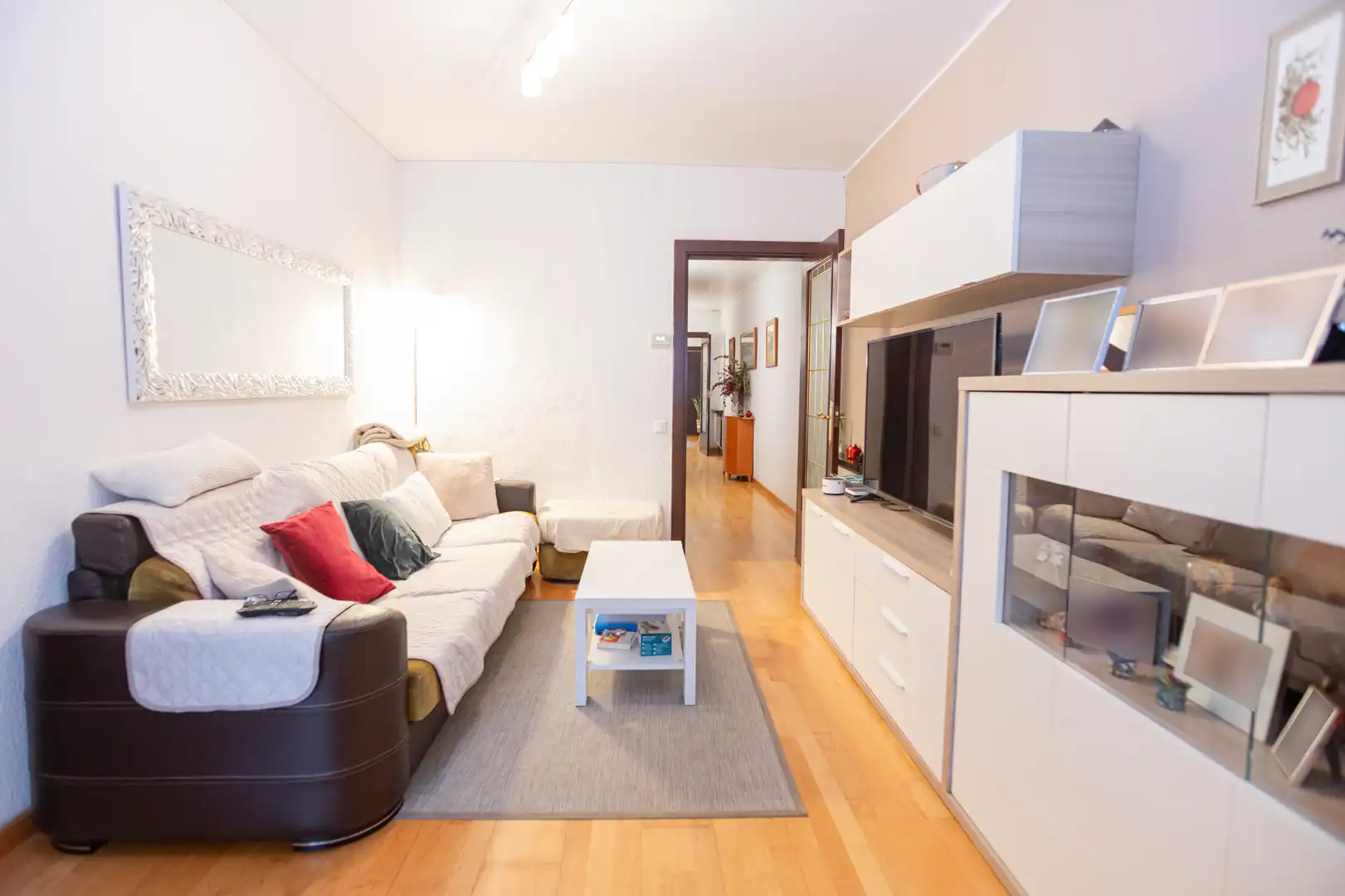 Sala de estar de Piso en venta en Barcelona con Aire acondicionado, Calefacción y Terraza
