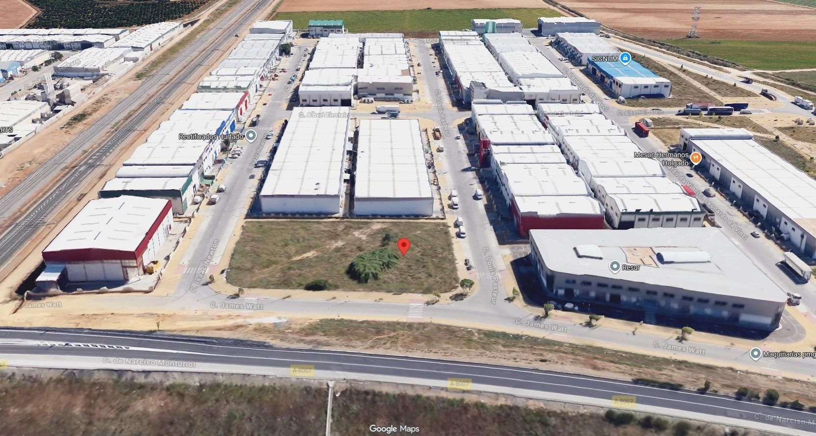 Vista exterior de Terreny industrial en venda en La Rinconada