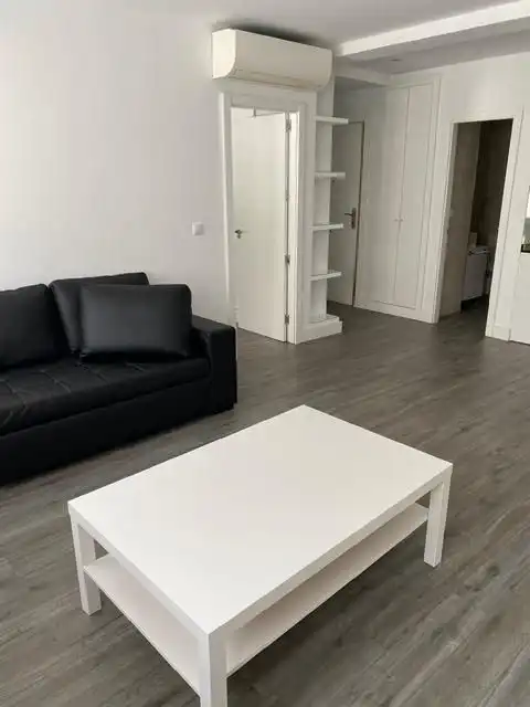 Living room of Flat for rent in Madrid  with Air Conditioner, Heating and Furnished