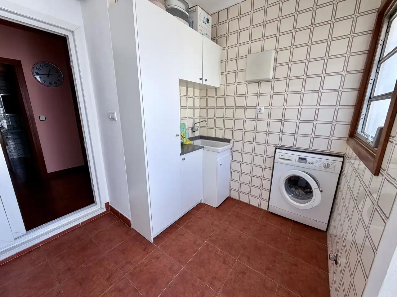 Cuina de Dúplex de lloguer en Girona amb Aire condicionat, Calefacció i Terrassa