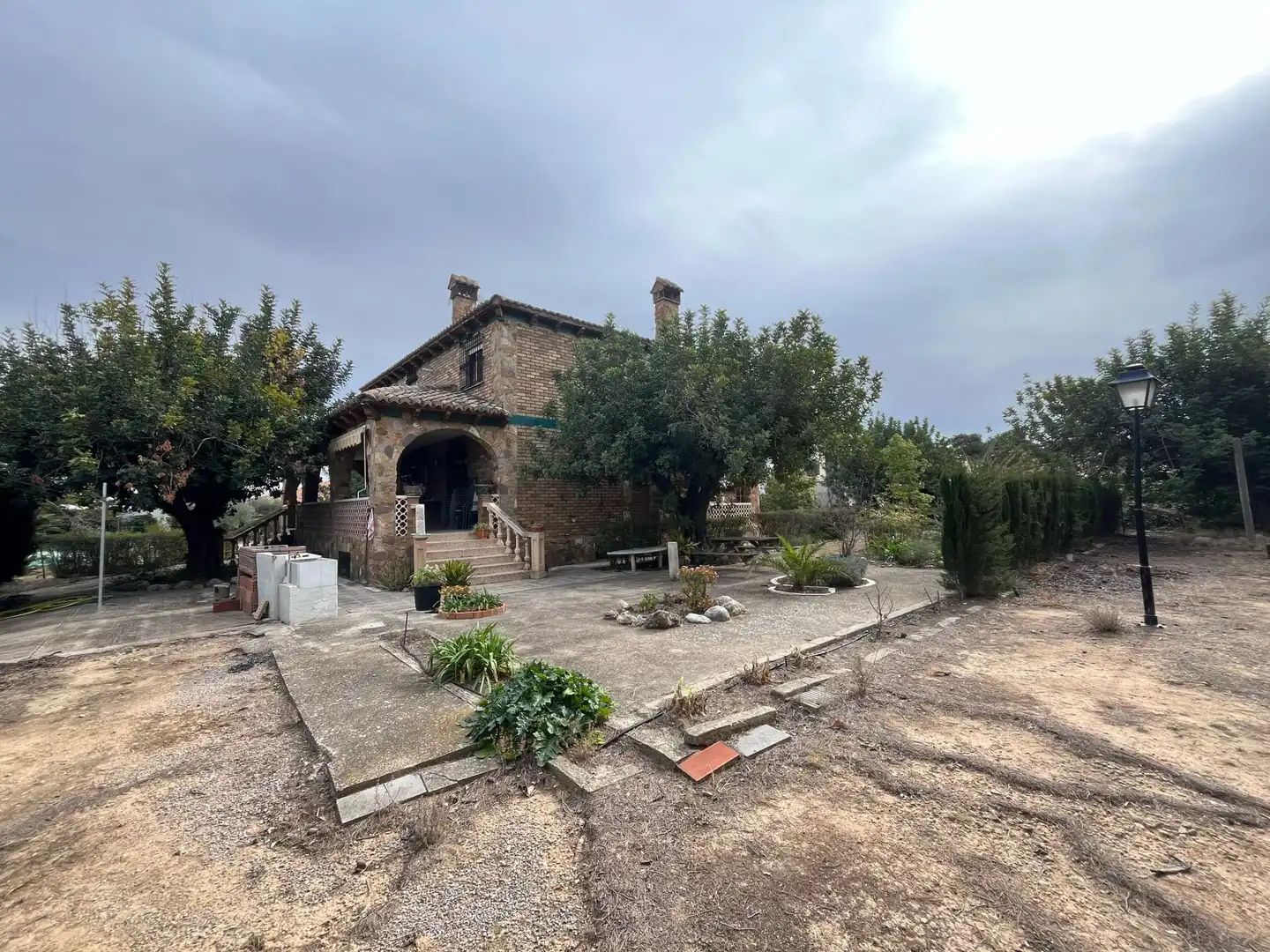 Vista exterior de Casa o chalet en venta en Macastre con Aire acondicionado, Jardín privado y Terraza