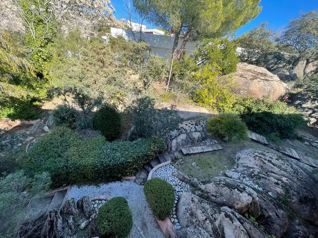 Jardí de Casa o xalet de lloguer en Torrelodones amb Calefacció, Jardí privat i Terrassa