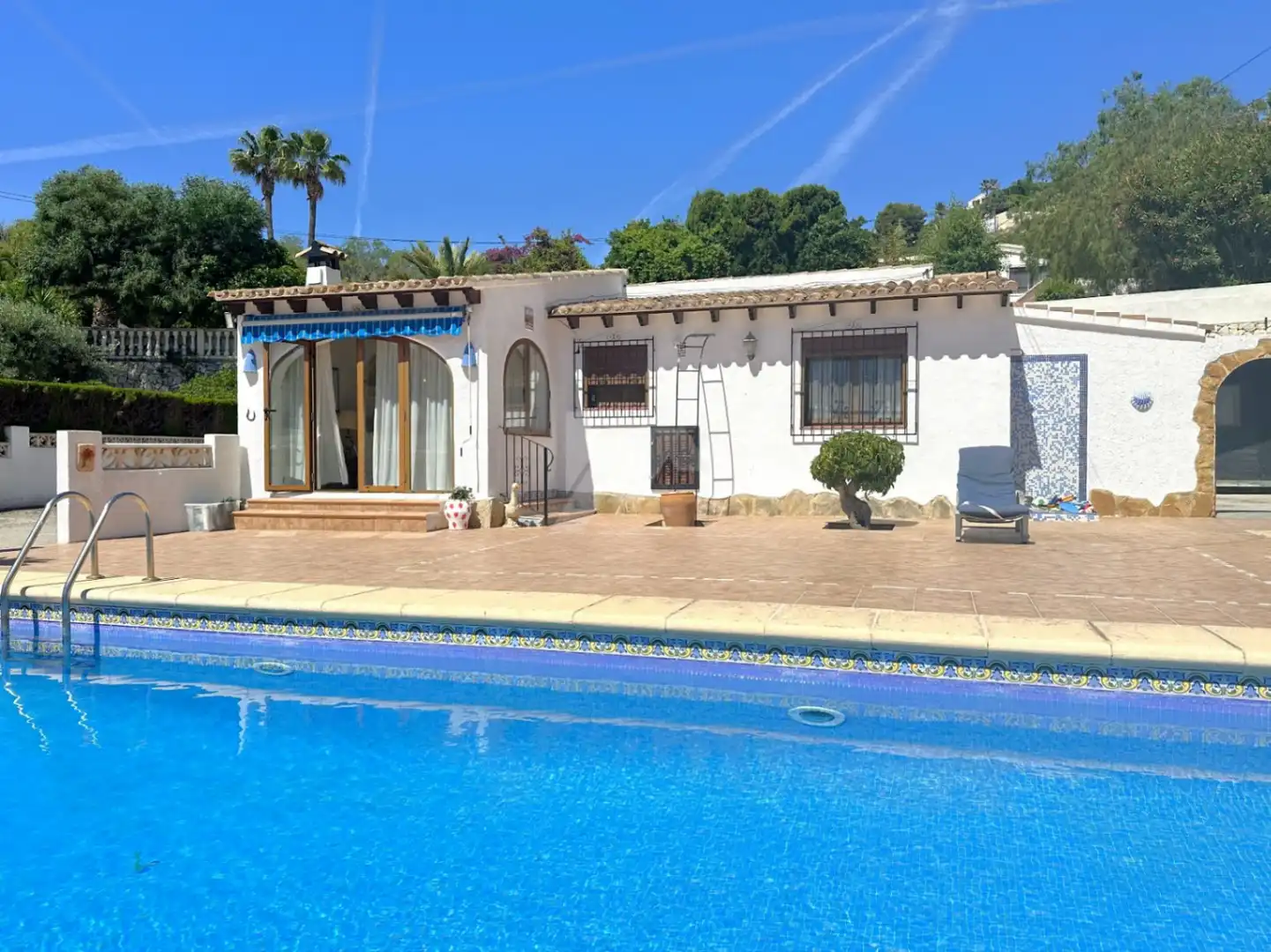 Exterior view of Houses for sale in Moraira  with Air Conditioner, Heating and Private garden