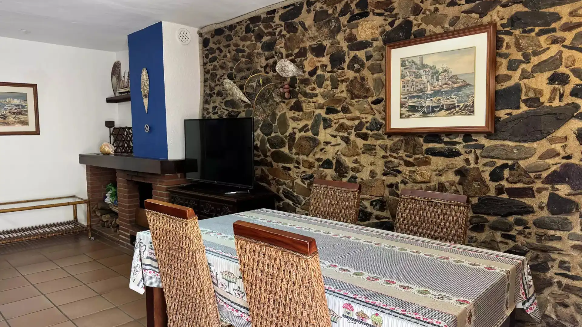 Esszimmer von Wohnung zum Verkauf in Colera mit Möbliert