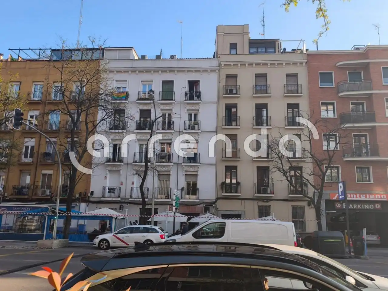 Vista exterior de Planta baja en venta en  Madrid Capital con Aire acondicionado