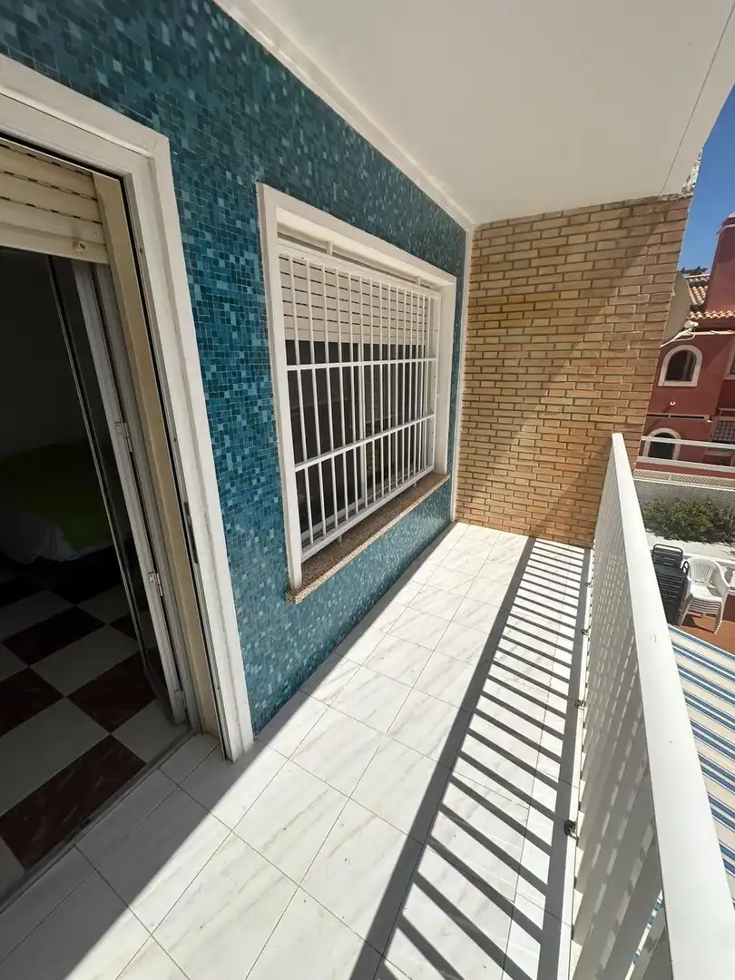 Terraza de Dúplex de alquiler en Cartagena con Calefacción, Terraza y Amueblado