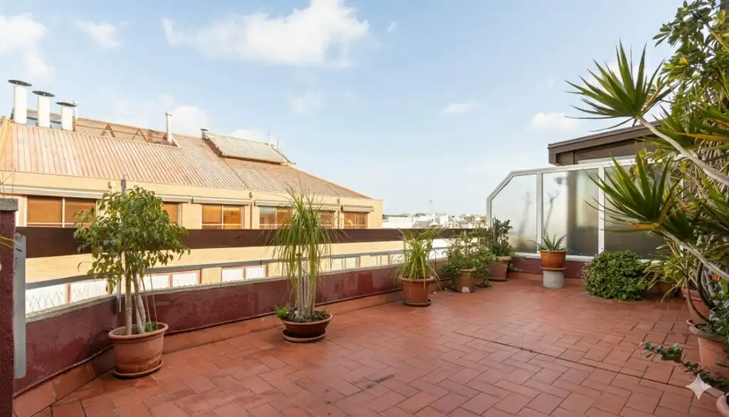 Terraza de Ático en venta en Barcelona con Aire acondicionado, Calefacción y Parquet