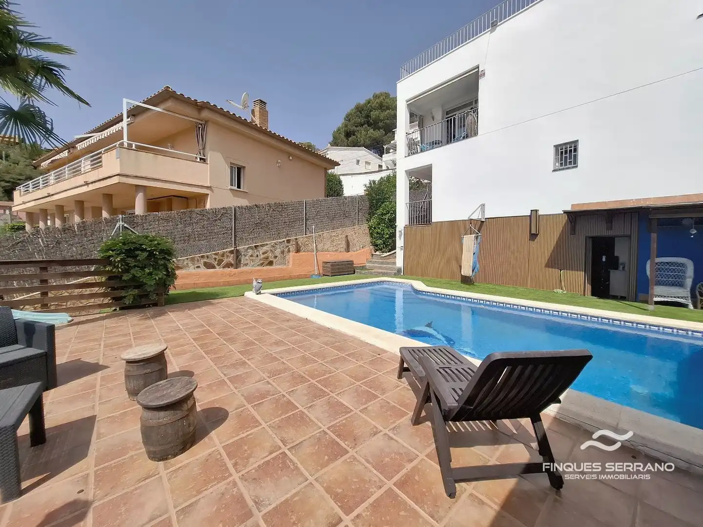 Piscina de Casa adosada en venda en Calafell amb Aire condicionat, Calefacció i Piscina