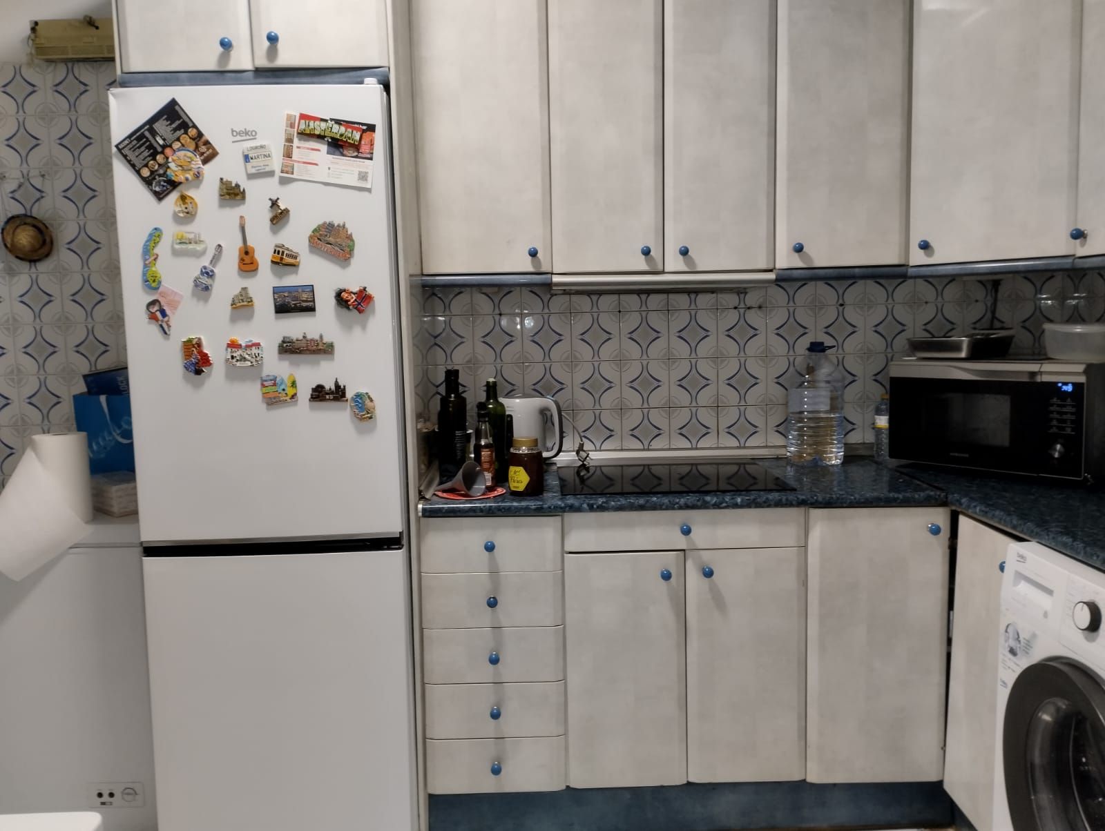 Kitchen of Flat for sale in  Logroño  with Heating, Terrace and Furnished