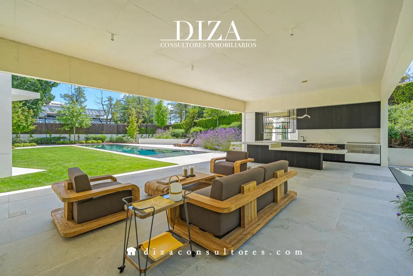 Terraza de Casa o chalet en venta en Pozuelo de Alarcón con Aire acondicionado, Calefacción y Jardín privado