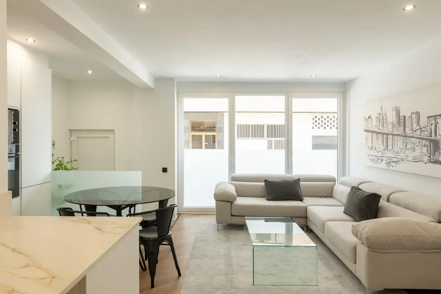 Sala d'estar de Planta baixa en venda en A Coruña Capital  amb Calefacció i Moblat
