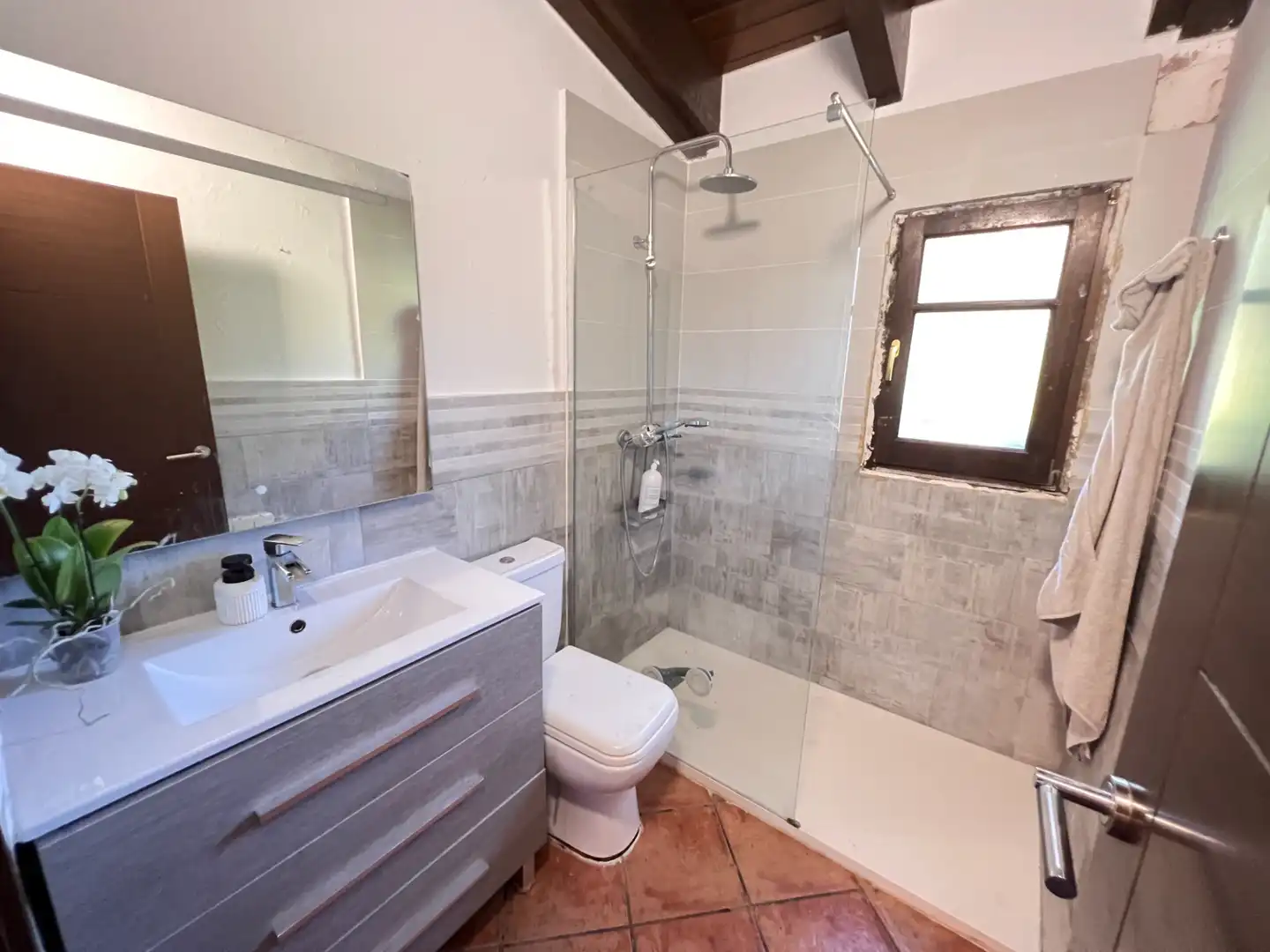 Baño de Casa o chalet en venta en Vallgorguina con Aire acondicionado, Calefacción y Jardín privado