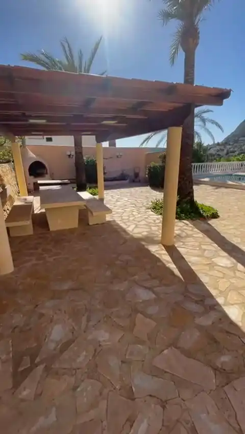 Terrassa de Casa o xalet en venda en Calpe / Calp amb Aire condicionat, Jardí privat i Terrassa