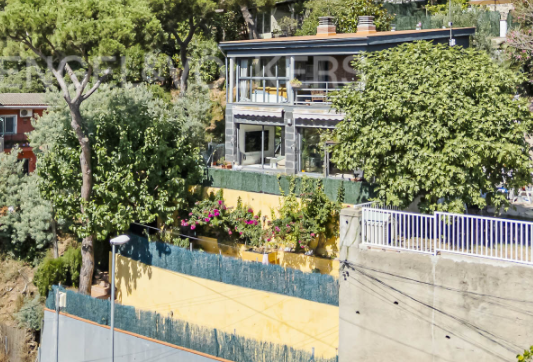 Vista exterior de Casa o xalet en venda en  Barcelona Capital amb Aire condicionat, Calefacció i Jardí privat