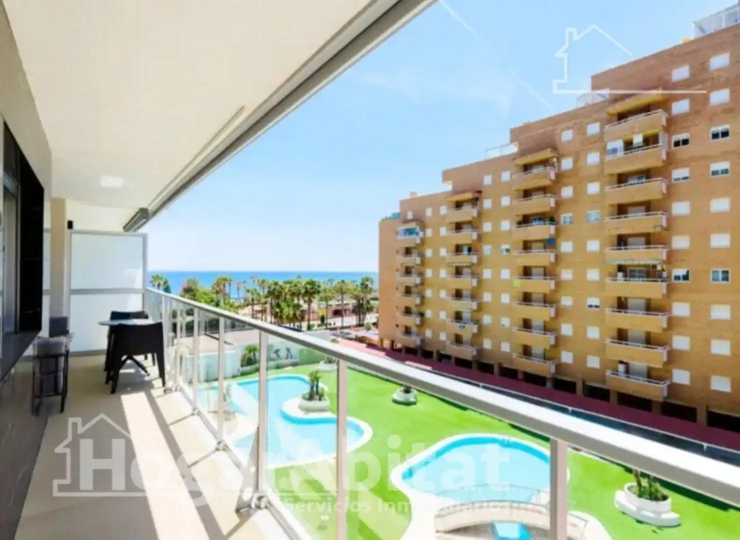 Vista exterior de Pis en venda en Oropesa del Mar / Orpesa amb Aire condicionat, Terrassa i Traster