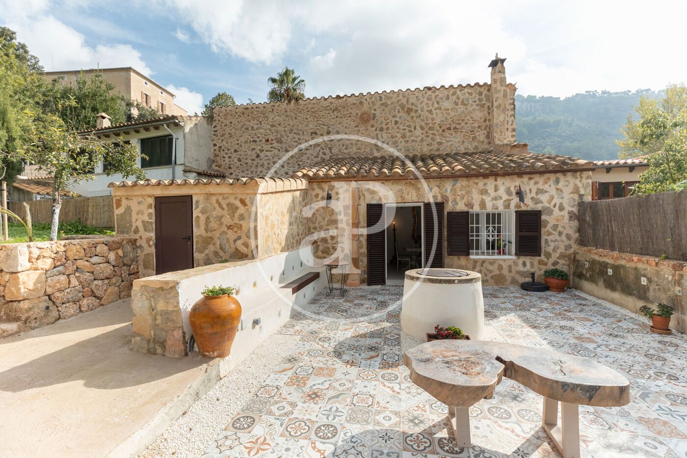 Exterior view of Houses for sale in Alaró  with Air Conditioner, Heating and Private garden