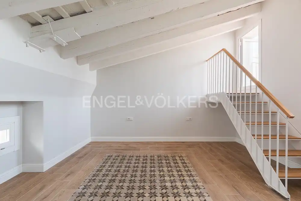 Sala de estar de Ático en venta en Valencia con Aire acondicionado, Calefacción y Terraza