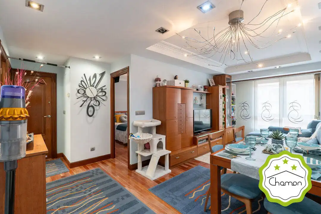 Living room of Flat for sale in Portugalete  with Heating, Terrace and Storage room