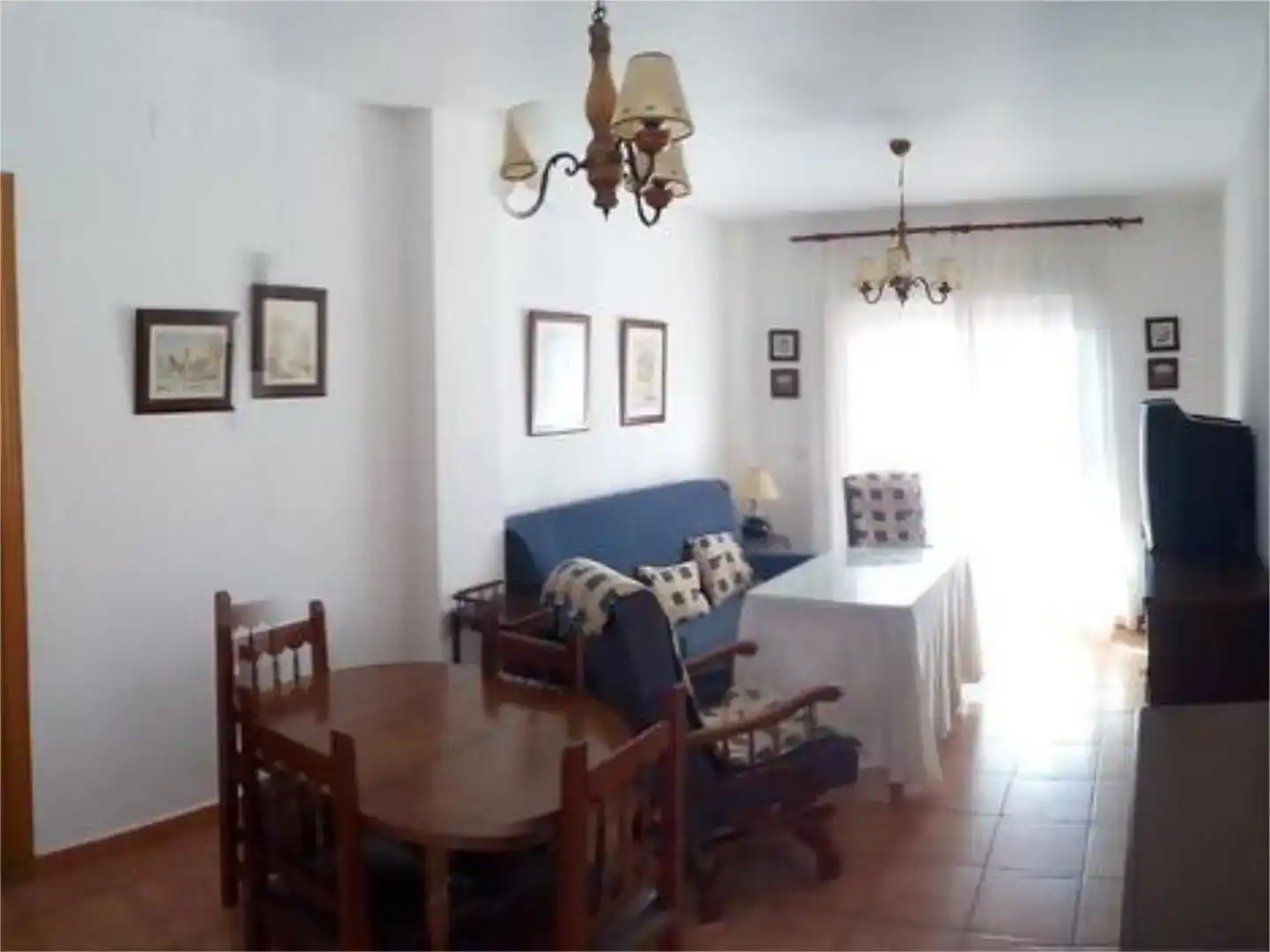Sala de estar de Piso de alquiler en Almonte con Aire acondicionado, Amueblado y Balcón