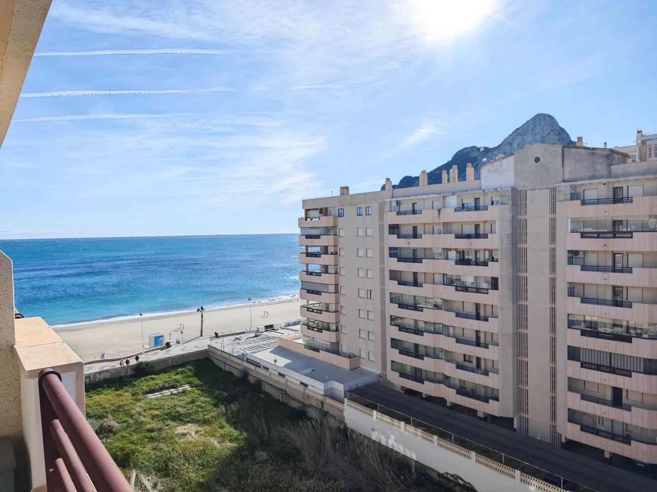 Dormitori de Apartament en venda en Calpe / Calp amb Aire condicionat, Terrassa i Moblat