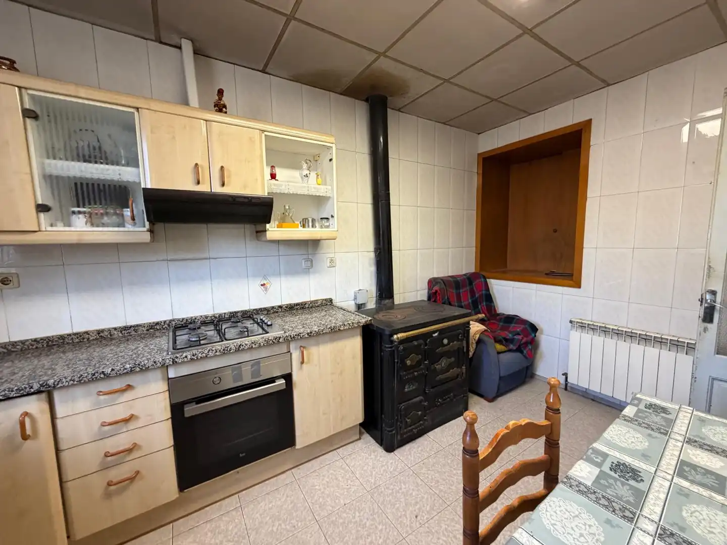 Cocina de Casa o chalet en venta en Vallclara con Calefacción, Terraza y Horno