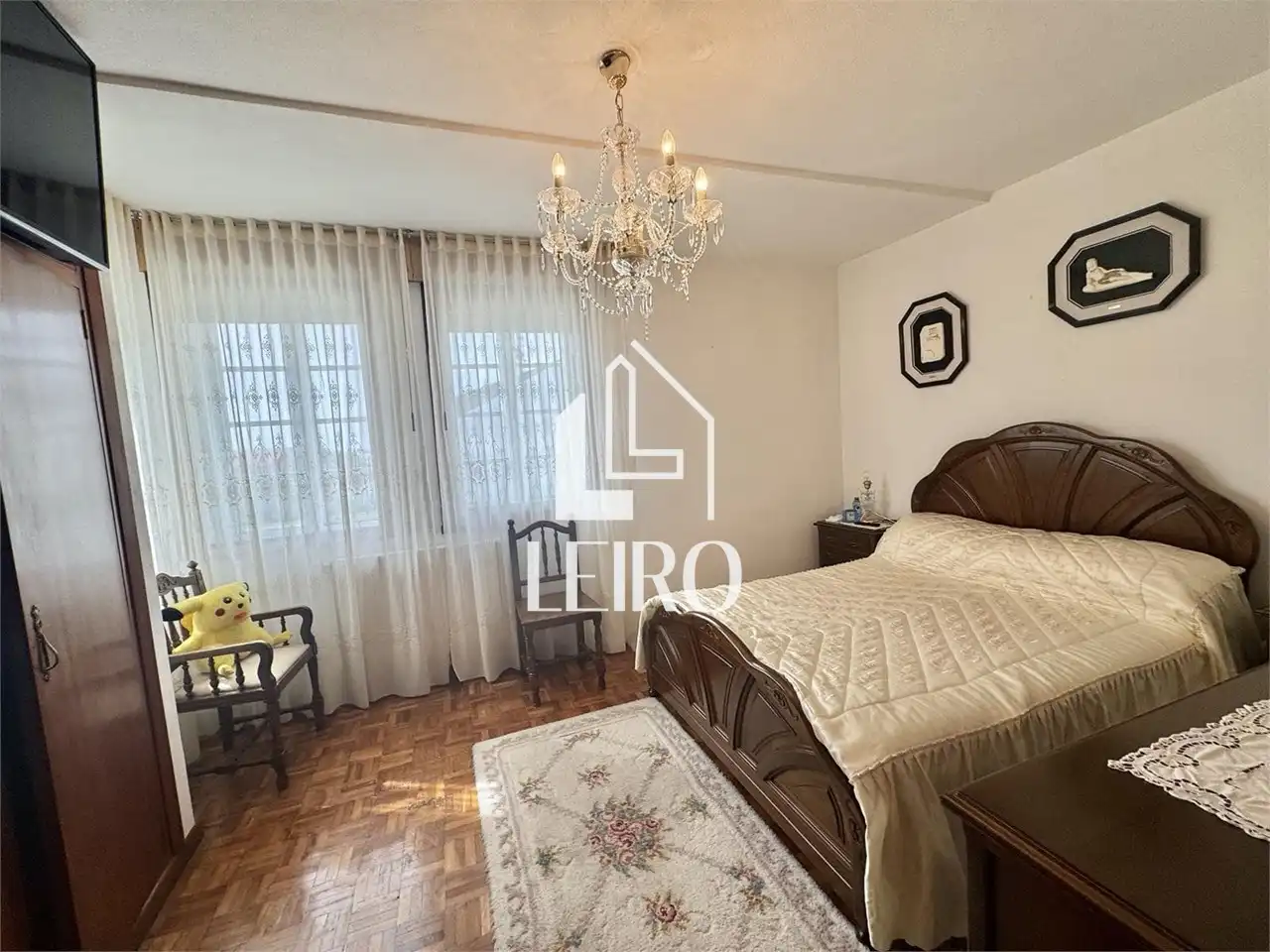Habitación de Casa o chalet en venta en A Illa de Arousa  con Calefacción, Jardín privado y Parquet