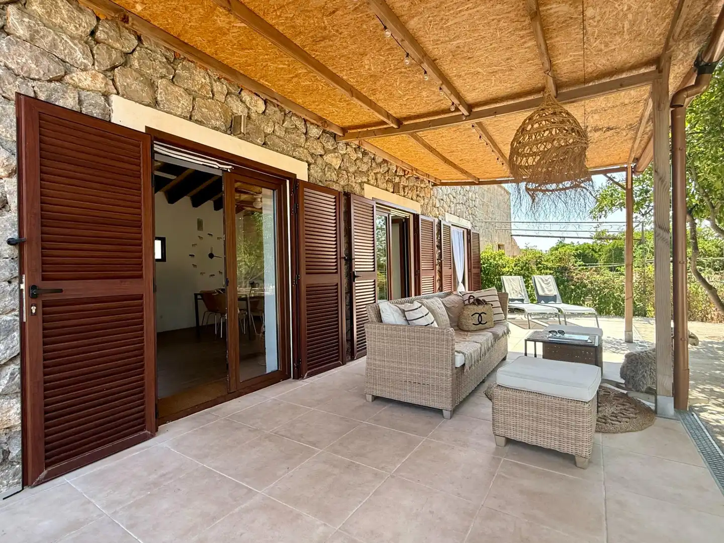 Terrace of Country homes for sale in Campanet  with Heating, Private garden and Swimming Pool