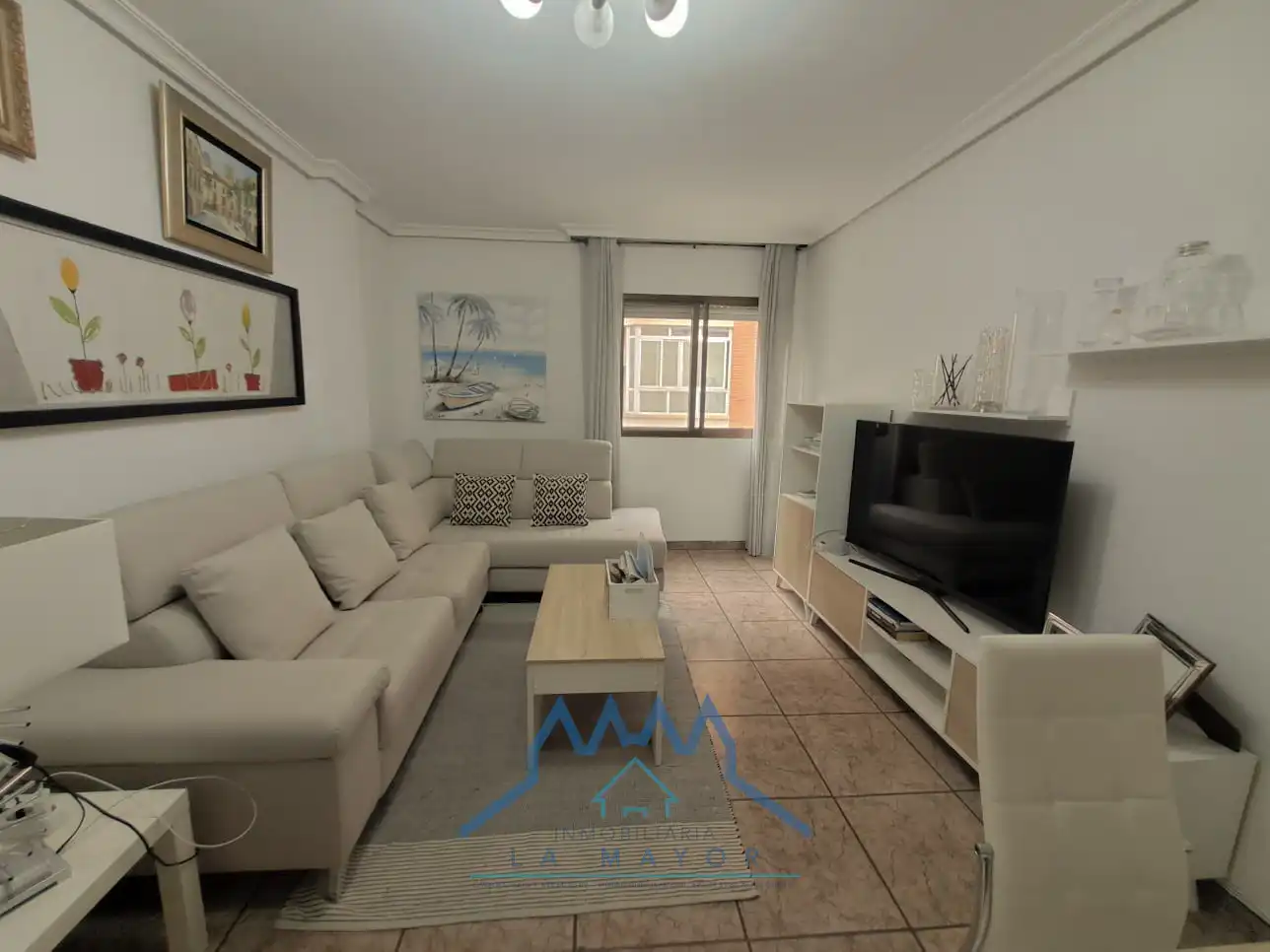 Sala de estar de Piso en venta en Ciudad Real con Terraza