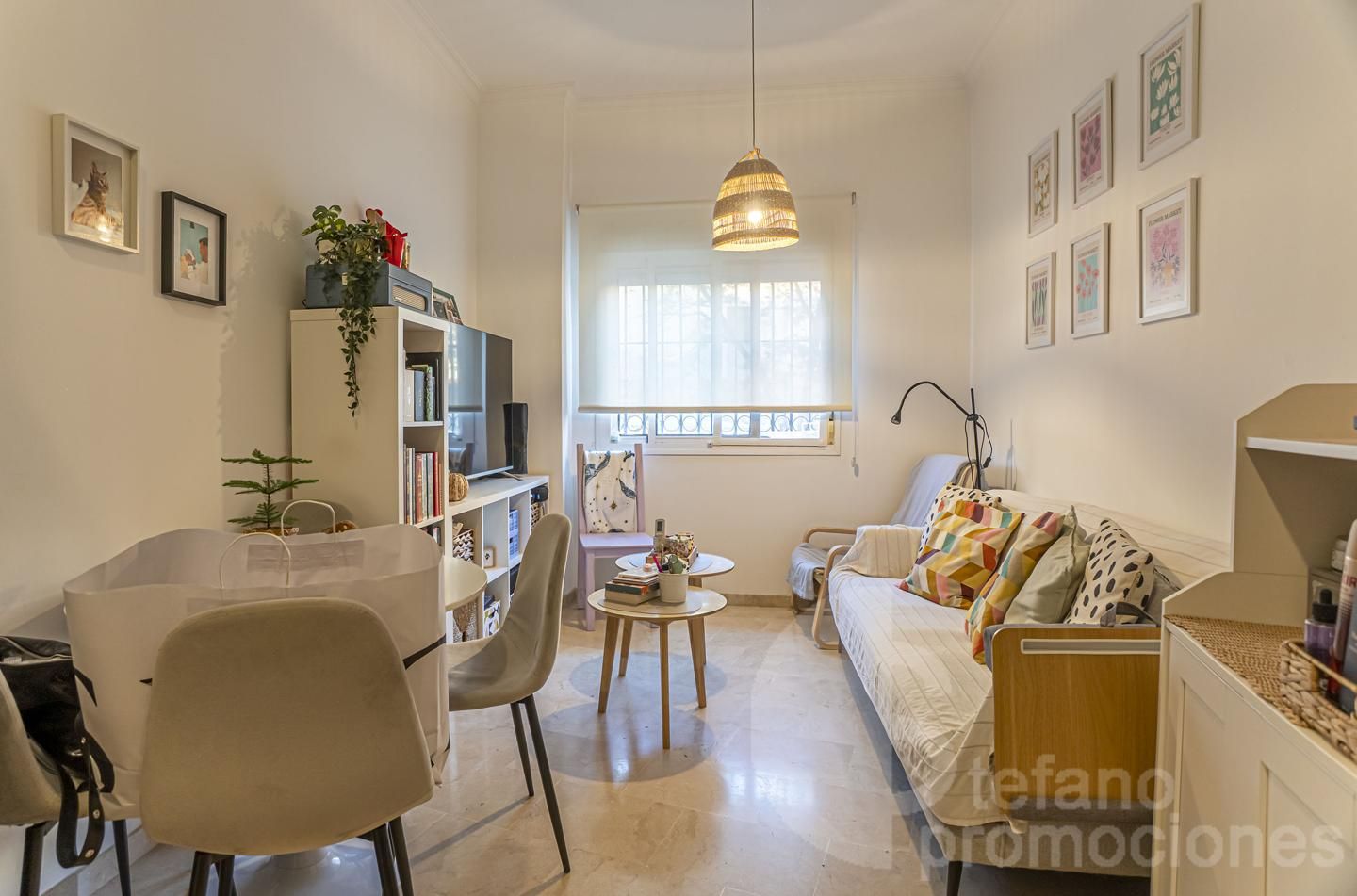 Sala d'estar de Planta baixa en venda en Málaga Capital amb Aire condicionat i Moblat