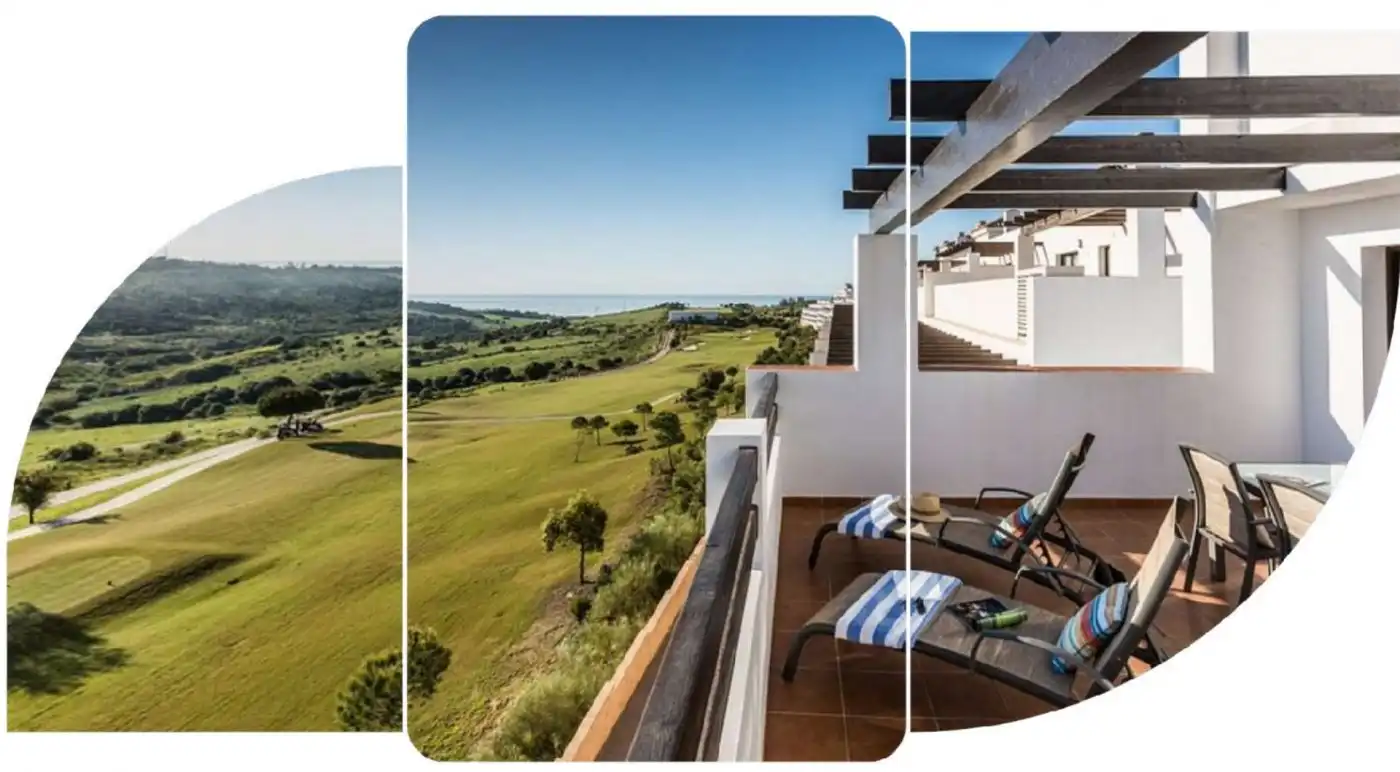 Vista exterior de Piso en venta en Estepona con Aire acondicionado, Jardín privado y Terraza