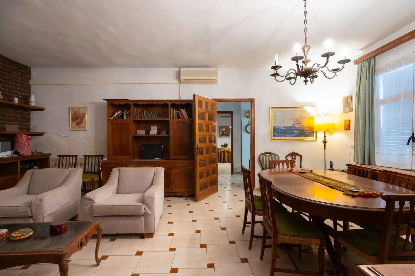 Sala de estar de Finca rústica en venta en Fuentidueña de Tajo