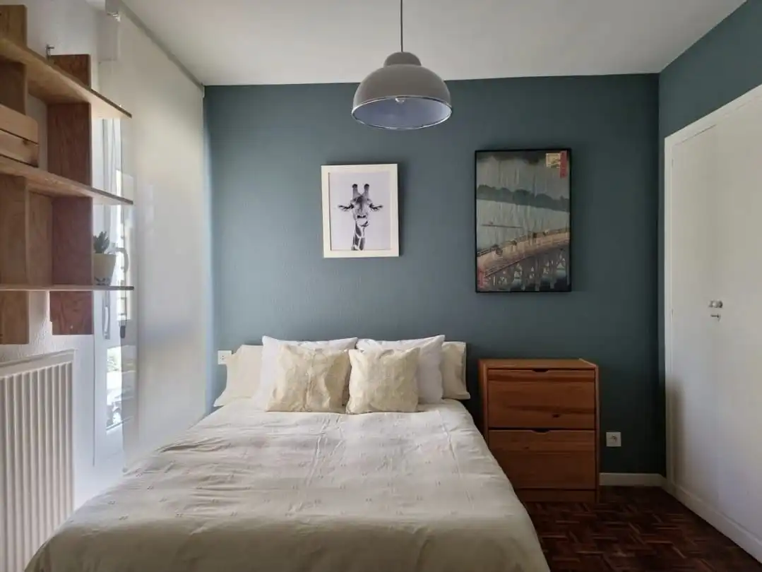 Schlafzimmer von Wohnung zur Miete in Sopela mit Heizung, Terrasse und Möbliert
