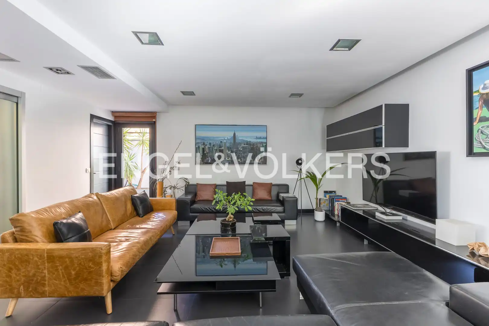 Sala de estar de Casa o chalet en venta en Madrid con Aire acondicionado, Calefacción y Jardín privado