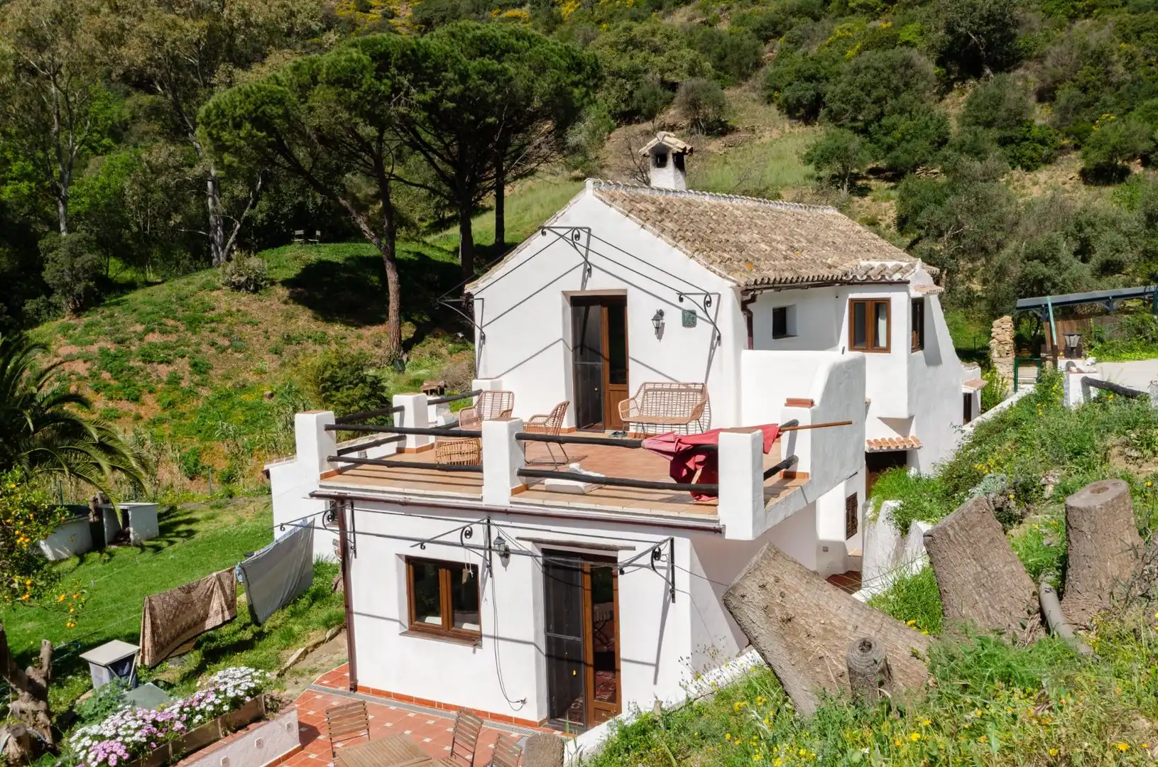 Jardí de Finca rústica en venda en Casares amb Calefacció, Jardí privat i Terrassa
