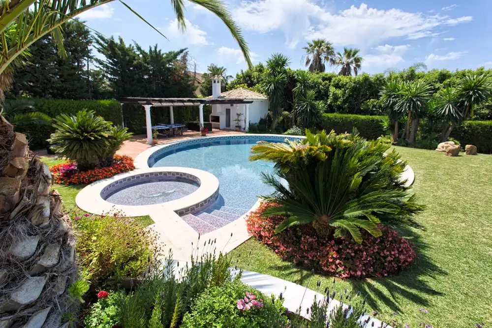 Jardí de Casa o xalet de lloguer en Marbella amb Aire condicionat, Jardí privat i Terrassa