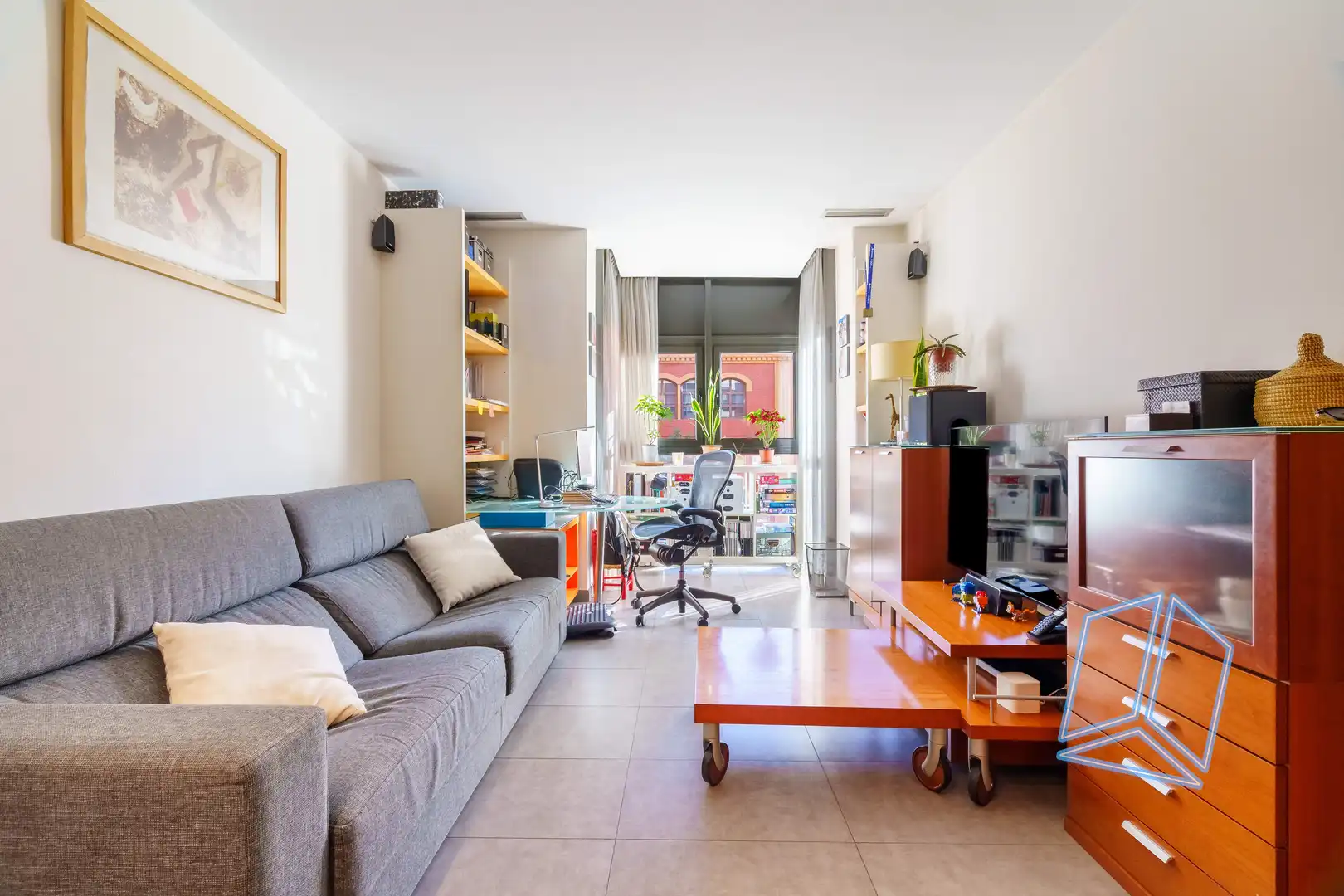 Sala de estar de Piso en venta en Barcelona con Calefacción