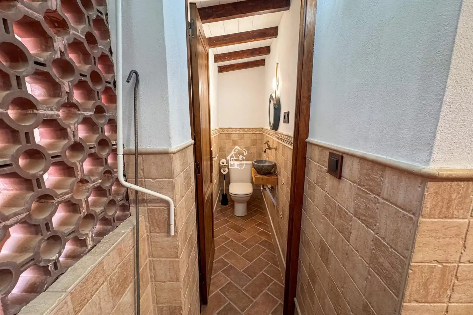 Baño de Dúplex de alquiler en Guardamar del Segura con Aire acondicionado, Terraza y Amueblado