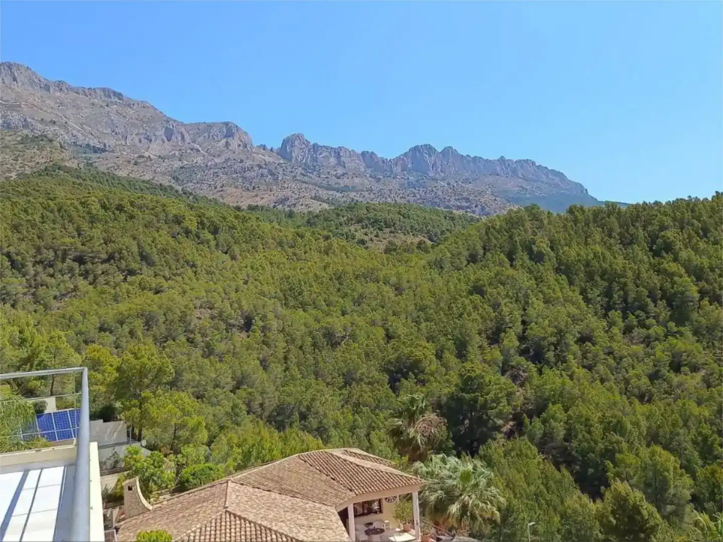 Außenansicht von Dachboden zur Miete in Callosa d'en Sarrià mit Klimaanlage, Privatgarten und Möbliert